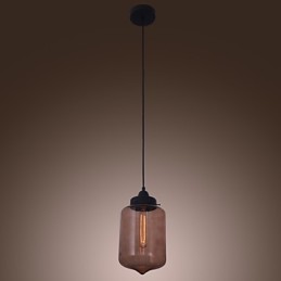 透明ボトルデザインの 70W モダンガラスペンダントライト
