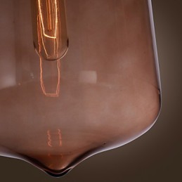 透明ボトルデザインの 70W モダンガラスペンダントライト