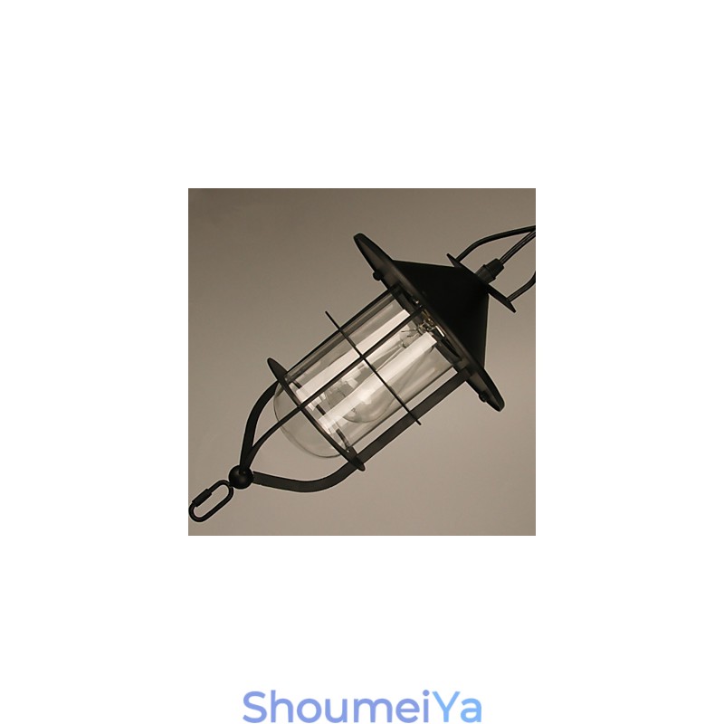 レトロミニスタイルペインティングメタルペンダントライト