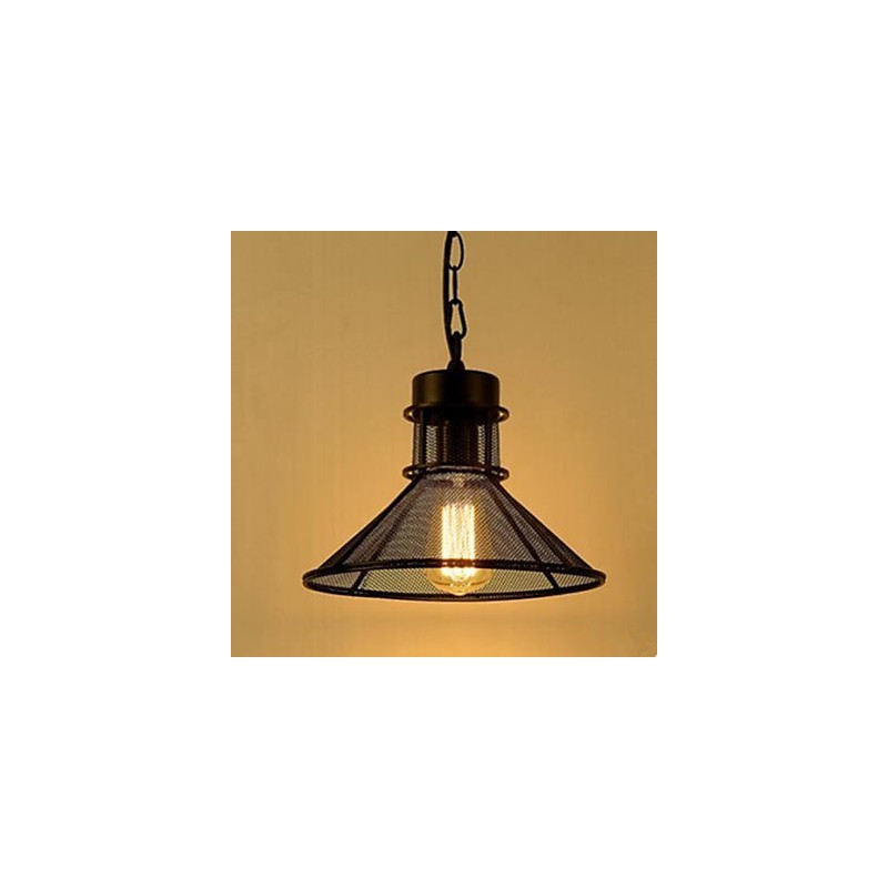 アメリカンカフェテラスファッションブラックアンブレラグリッドドロップライト