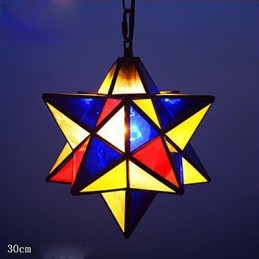 30CM 芸術的個性的クリエイティブポーチモダンスタードロップライトランプ