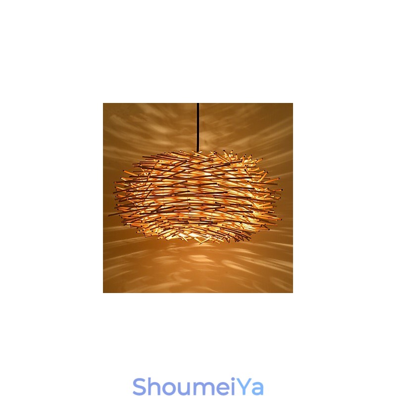 シャンデリア ミニスタイル ランタン 木製 竹