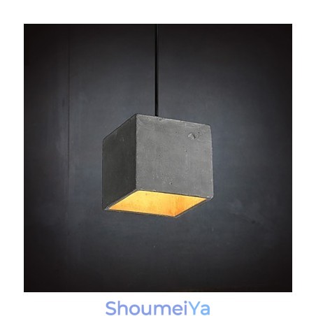 現代的でコンパクトなレトロなセメントペンダントランプライト