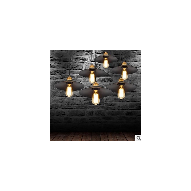 アメリカンミニマリストレトロ1アイアンシャンデリア