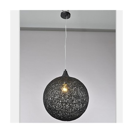 アメリカンカントリーボール型クリエイティブペーパーラタンシャンデリア