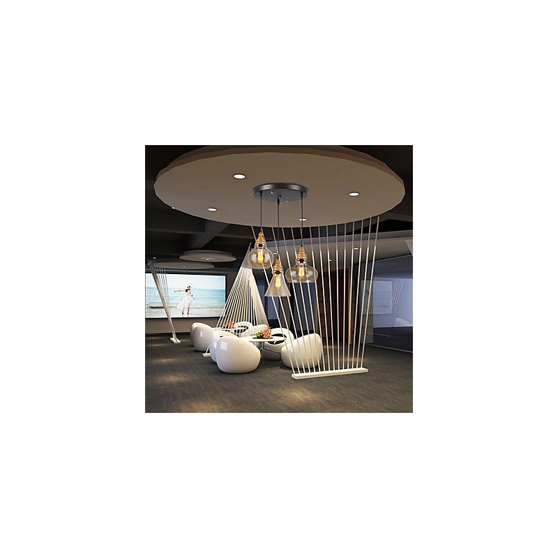 北アメリカのクリエイティブな木目調クリスタルランプ 古代のランプライトを復元