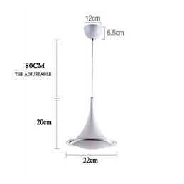 トランペットペンダントライト ドロップライト アクリルシャンデリア