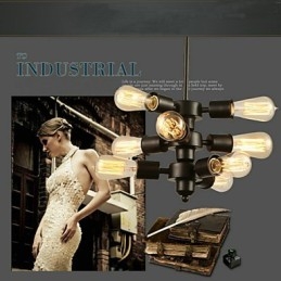 エジソンレトロライトシャンデリア