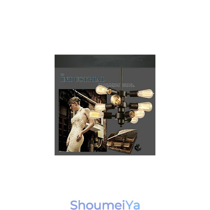 エジソンレトロライトシャンデリア