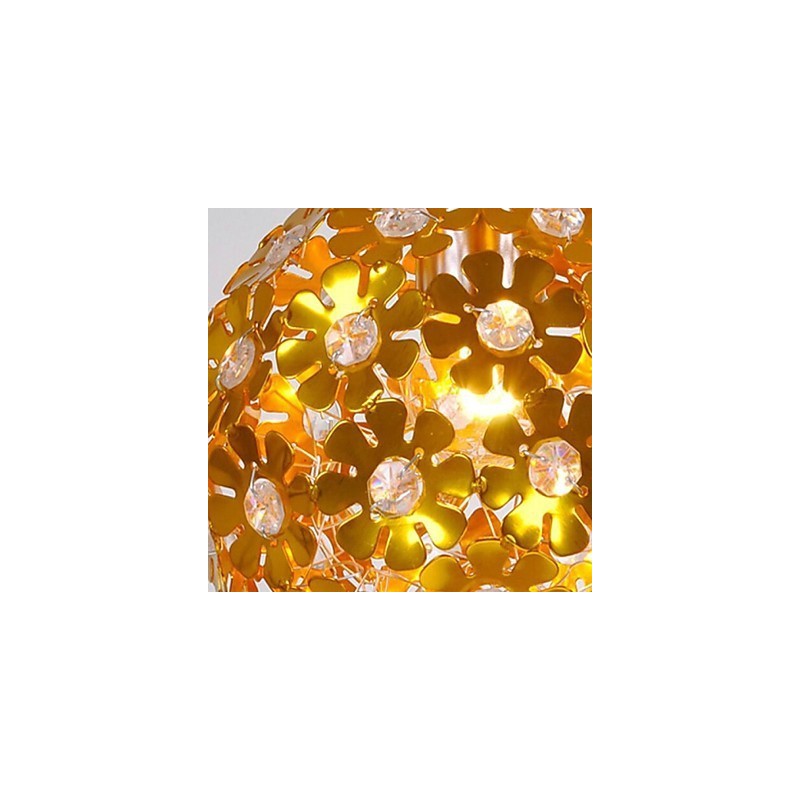 モダンコンテンポラリークリスタルミニスタイルゴールドメタルシャンデリア