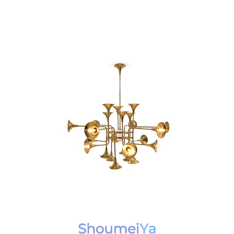 カントリーミニスタイル電気メッキメタルシャンデリア