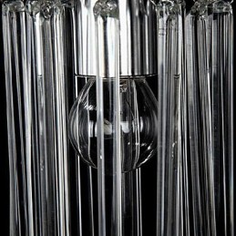 モダンコンテンポラリークリスタルクロームメタルペンダントライト