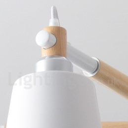 3 ライト モダン コンテンポラリー ウッド シャンデリア ライト