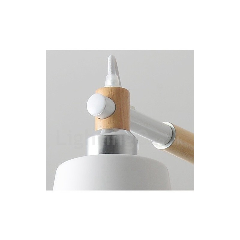 8 ライト モダン コンテンポラリー ウッド シャンデリア