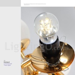 24 ライト モダン コンテンポラリー シャンデリア ガラス シェード ライト付き