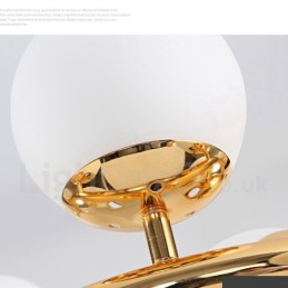 24 ライト モダン コンテンポラリー シャンデリア ガラス シェード ライト付き