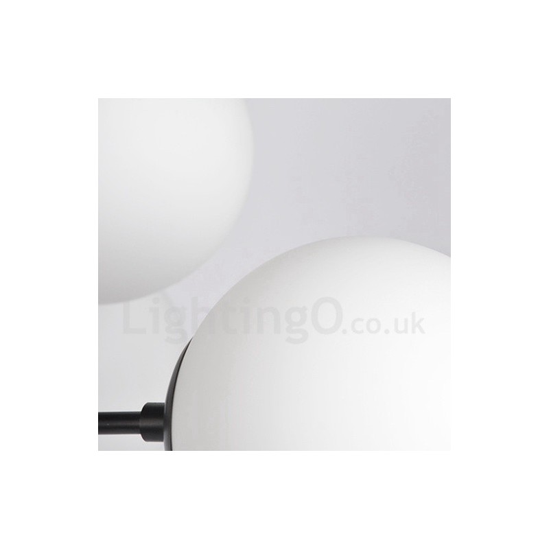 ブラック 12 ライト 2 段メタルシャンデリア ガラスシェード付き モダン コンテンポラリースタイル