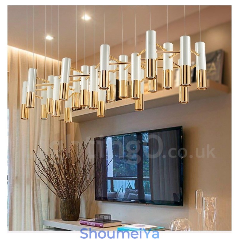 モダンコンテンポラリー22ライトシャンデリアシングルティアランプライト