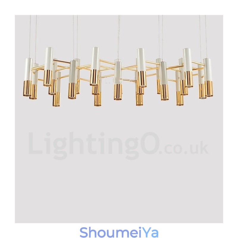 モダンコンテンポラリー22ライトシャンデリアシングルティアランプライト