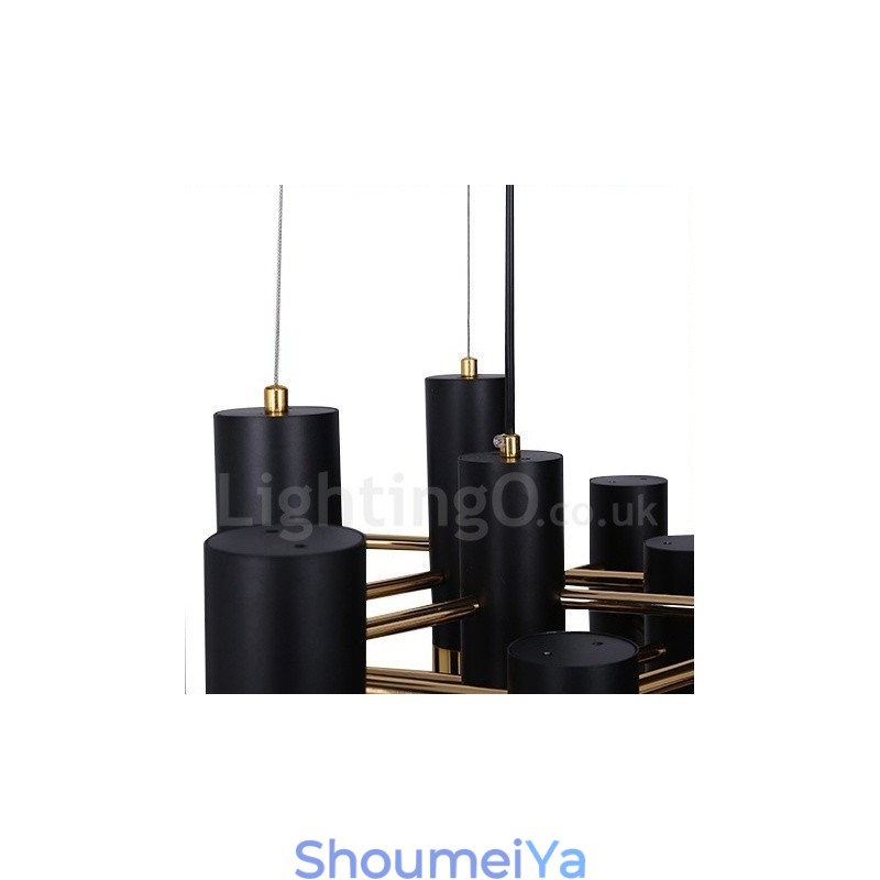 モダンコンテンポラリー22ライトシャンデリアシングルティアランプライト