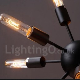 12 ライト レトロ ヴィンテージ スプートニク シャンデリア