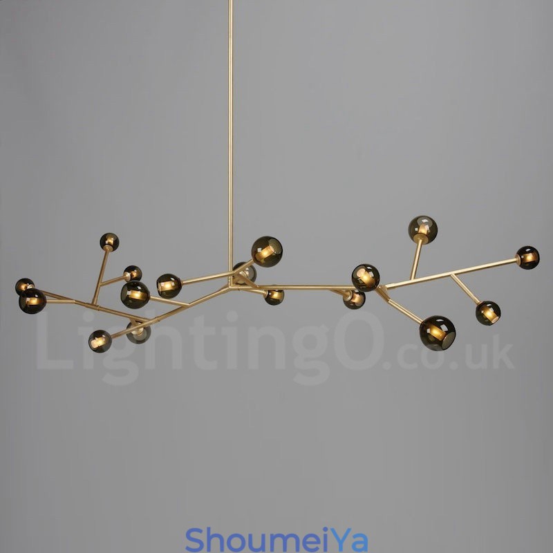 17 ライト シャンデリア ヴィンテージ カントリー ライト