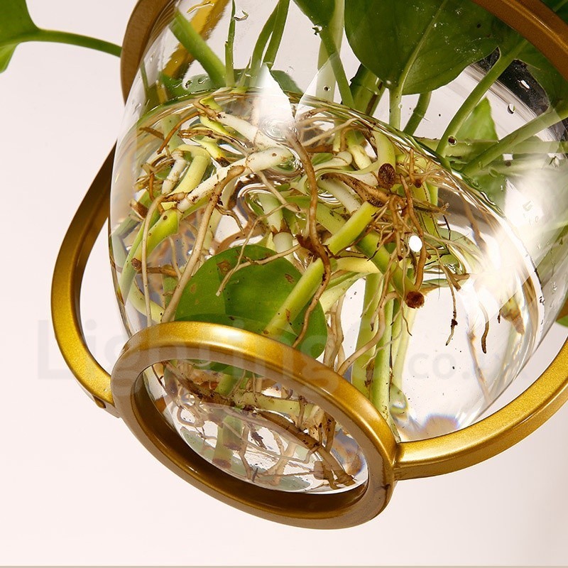 伝統的なクラシックなシングルライトガラスペンダントライト