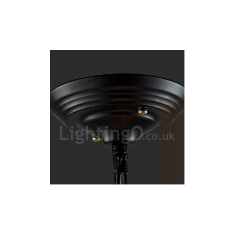 6 ライト メタル グローブ ヴィンテージ ペンダント ライト