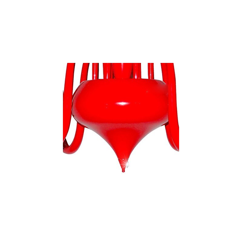 モダンシャンデリアライト 24 ライト G4 レッドペイント