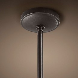 レトロスタイルのアイアンペンダントライト、キャンドル機能付き12個のライト付き