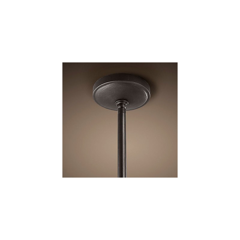 レトロスタイルのアイアンペンダントライト、キャンドル機能付き12個のライト付き