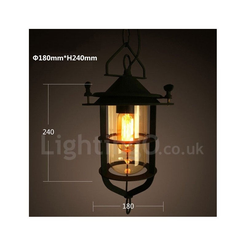 レトロ ヴィンテージ メタル 1 ライト ペンダント ライト