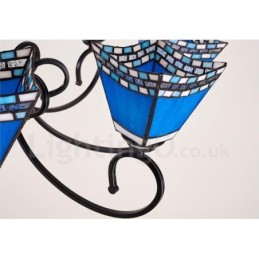 6 ライト地中海スタイル一体型メタルシャンデリア