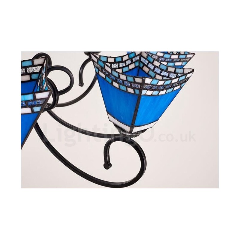 6 ライト地中海スタイル一体型メタルシャンデリア