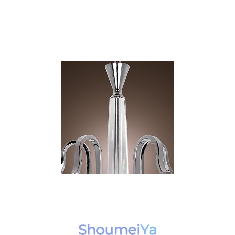 モダンで現代的なクリスタル電気メッキシャンデリア