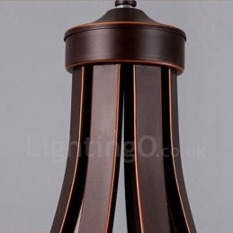 8 ライト ラスティック ロッジ 一体型メタル シャンデリア