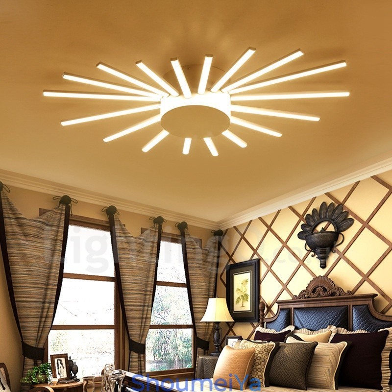 18 ライト モダン コンテンポラリー 一体型メタル シャンデリア