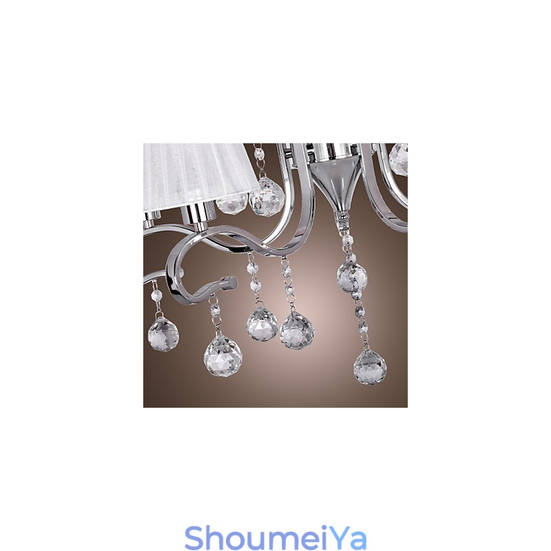 モダンで現代的なクリスタル電気メッキシャンデリア