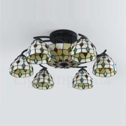 9 灯地中海スタイル一体型シャンデリア