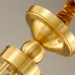 真鍮 8 ライト ラスティック ロッジ 一体型 金属銅シャンデリア