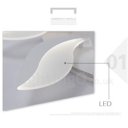 5 ライト モダン コンテンポラリー 一体型シャンデリア