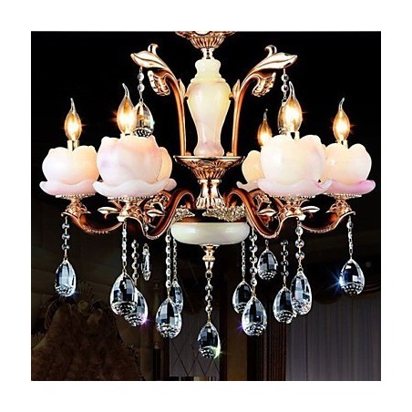 ヨーロッパスタイルの高級亜鉛合金翡翠クリスタルペンダント