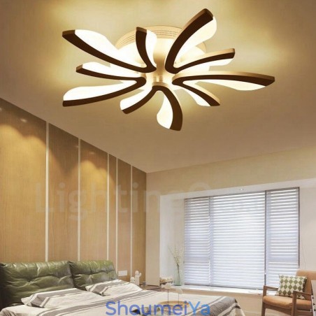 5 ライト モダン コンテンポラリー 一体型シャンデリア