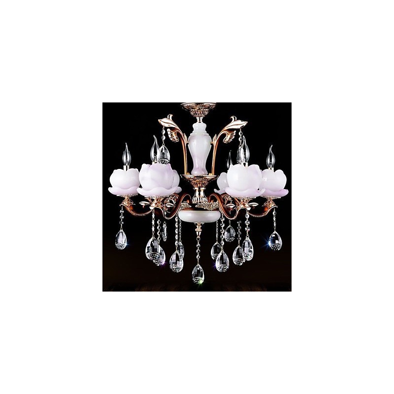 ヨーロッパスタイルの高級亜鉛合金翡翠クリスタルペンダント