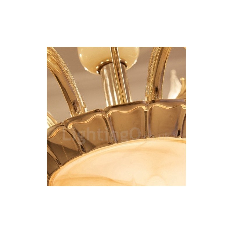 15 ライト トラディショナル クラシック インテグレーテッド メタル シャンデリア