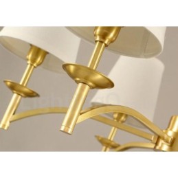 8 ライト ラスティック ロッジ インテグレーテッド メタル シャンデリア