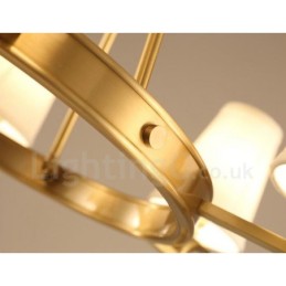 3 ライト ラスティック ロッジ 一体型メタル銅シャンデリア