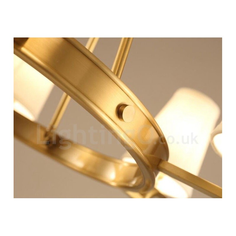 3 ライト ラスティック ロッジ 一体型メタル銅シャンデリア