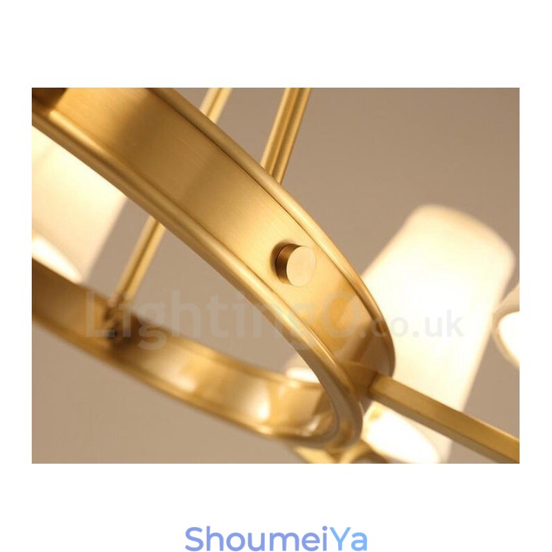 5 ライト ラスティック ロッジ 一体型メタル シャンデリア