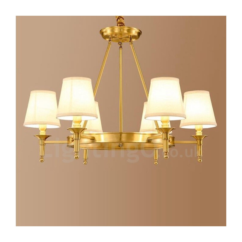 6 ライト ラスティック ロッジ インテグレーテッド メタル シャンデリア